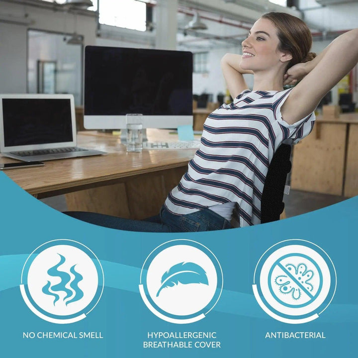 Lumbar Support Posture Corrector for Car, Wheelchair, Desk Chairs. - MODVEL 