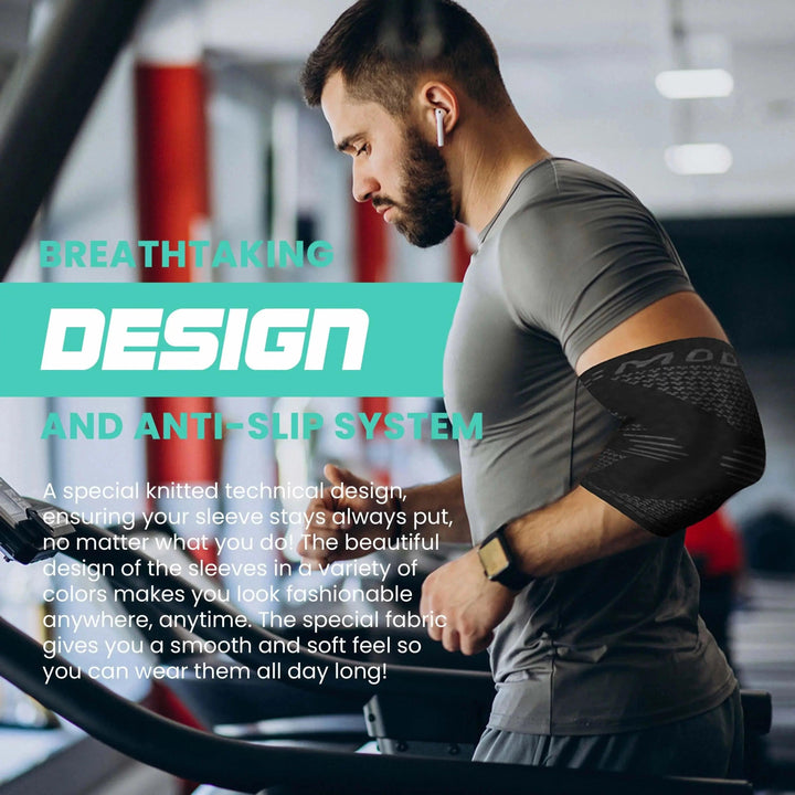 Elbow Compression Sleeves (2-Pack) – Daily Relief for Joint Pain & Strain