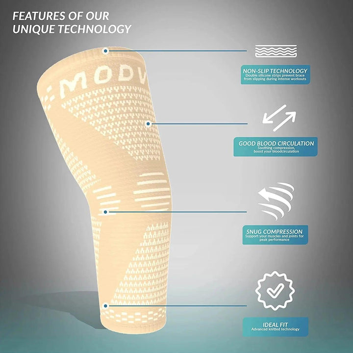 Elbow Compression Sleeves (2-Pack) – Daily Relief for Joint Pain & Strain