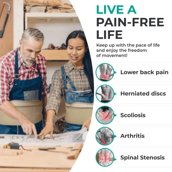 Modvel Back Brace – Advanced Lumbar Support for Men and Women