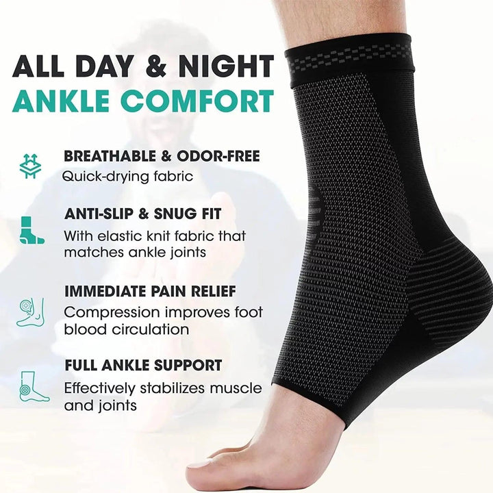 Modvel Ankle Brace | Ankle Support Sleeves for Pain relief, Stability, Injury Prevention and Recovery