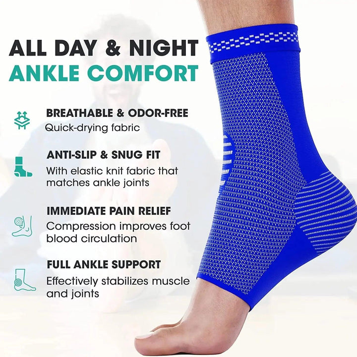 Modvel Ankle Brace | Ankle Support Sleeves for Pain relief, Stability, Injury Prevention and Recovery