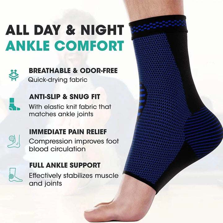 Modvel Ankle Brace | Ankle Support Sleeves for Pain relief, Stability, Injury Prevention and Recovery