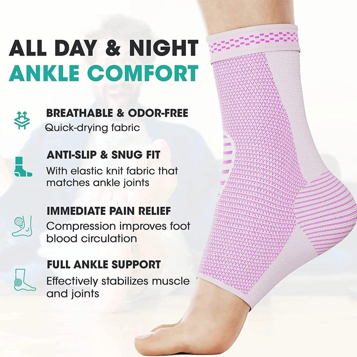 Modvel Ankle Brace | Ankle Support Sleeves for Pain relief, Stability, Injury Prevention and Recovery