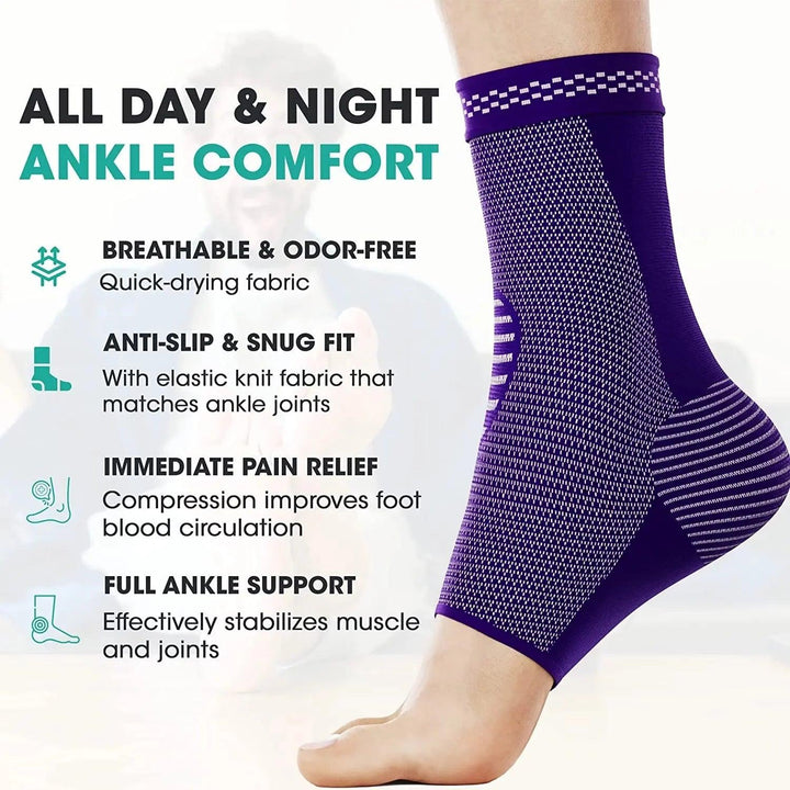 Modvel Ankle Brace | Ankle Support Sleeves for Pain relief, Stability, Injury Prevention and Recovery