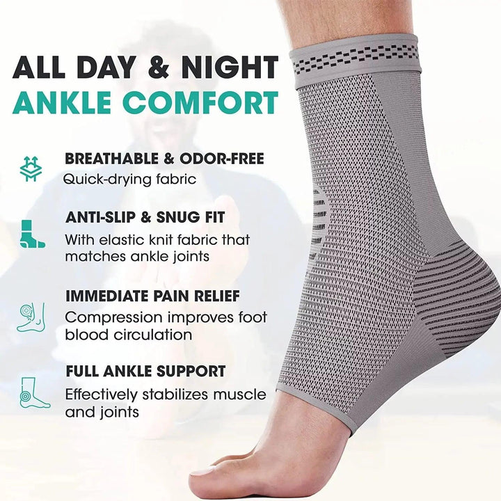 Modvel Ankle Brace | Ankle Support Sleeves for Pain relief, Stability, Injury Prevention and Recovery